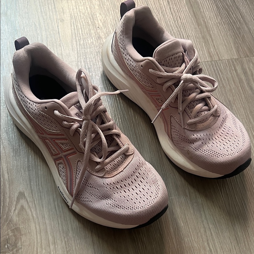 ASICS Gel Contend 9 Women's Blush Pink Rose Athletic Running Shoes Size 8.5
